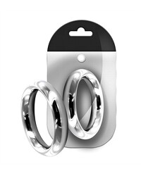 Black Label Donut: Edelstahl-Penisring